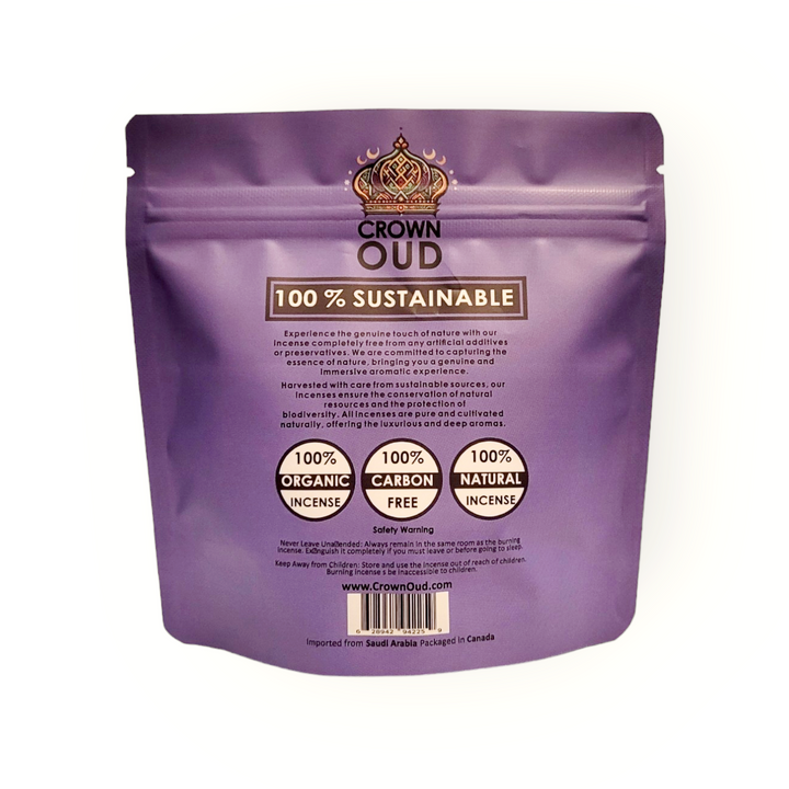 Premium Bliss, Medium Resin Oud, Balanced Scent - 40g Agarwood Bakhoor
