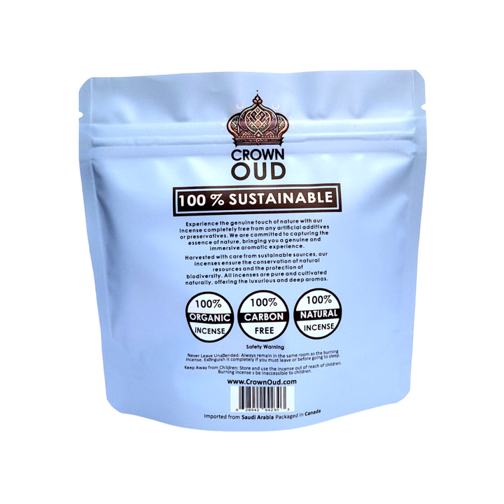 Pure Harmony, Low Resin Oud, Light Scent - 40g Agarwood Bakhoor